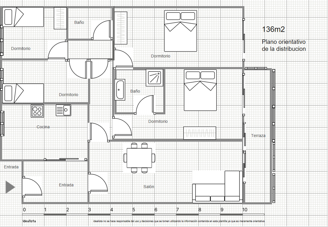 136 m2 große Wohnung in der Carretera de Cádiz, Huelin.