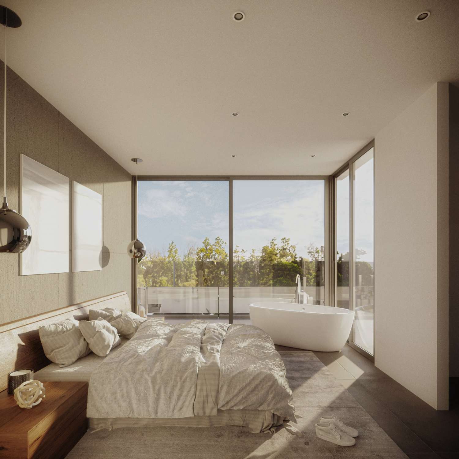Zeitgenössische schlüsselfertige Villa in Buenas Noches, Estepona