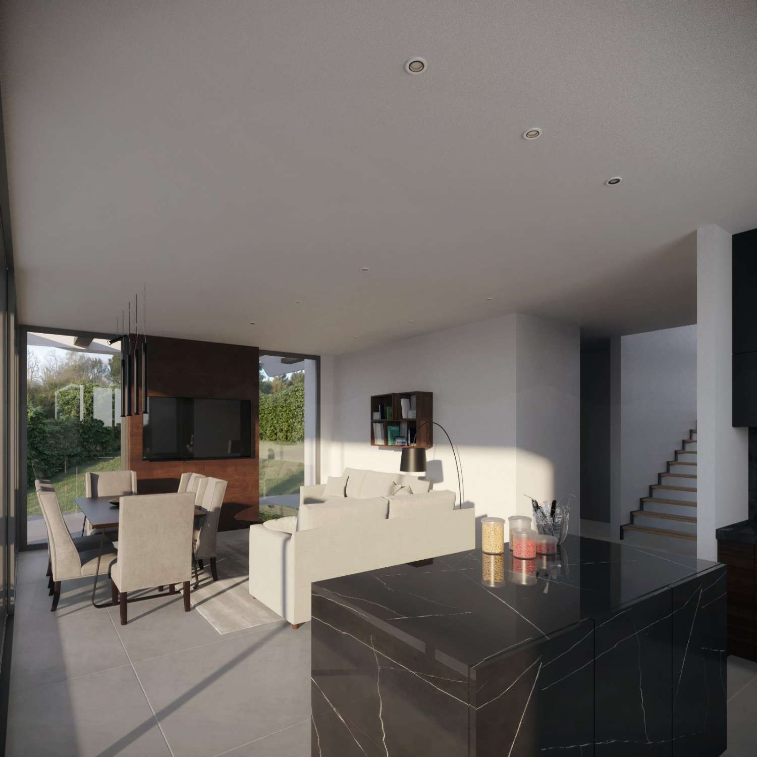 Zeitgenössische schlüsselfertige Villa in Buenas Noches, Estepona