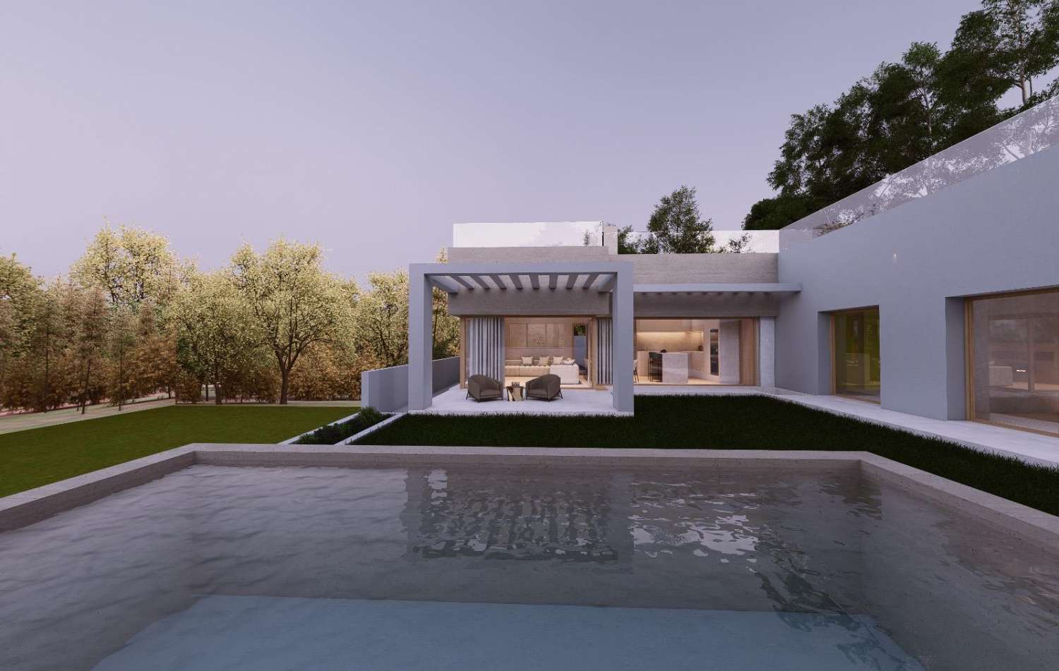 Proyecto de villa moderna llave en mano en Valle Romano, Estepona