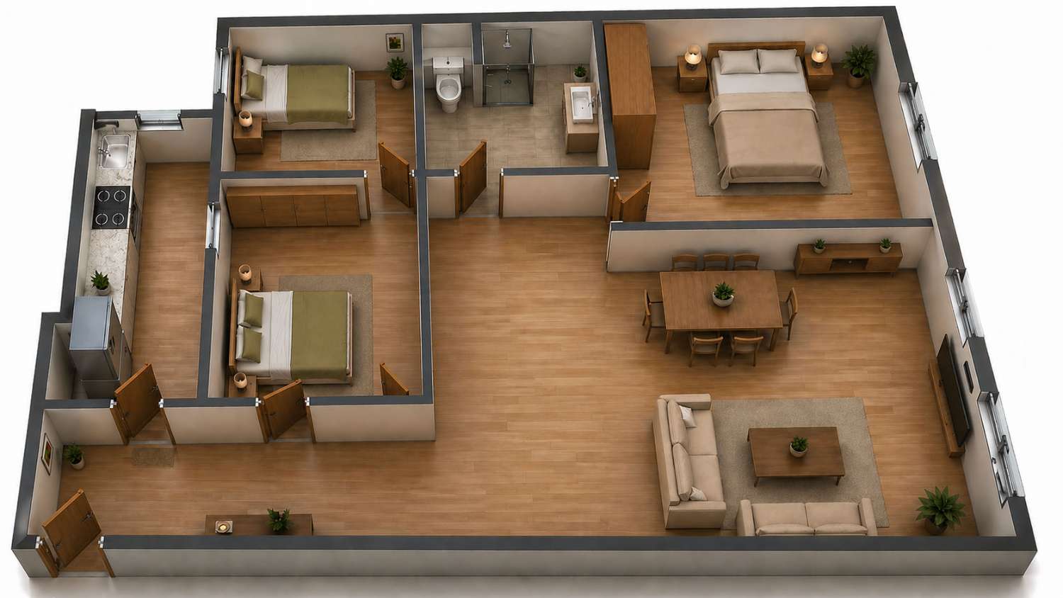Appartement à vendre dans la Calle Calerito-Nuevo San Andrés - Dos Hermanas, Málaga