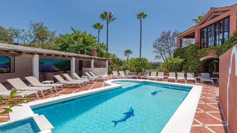 Villa en Benahavis Magnífica Hacienda de 12 dormitorios en Vega del Colorado, La Quinta