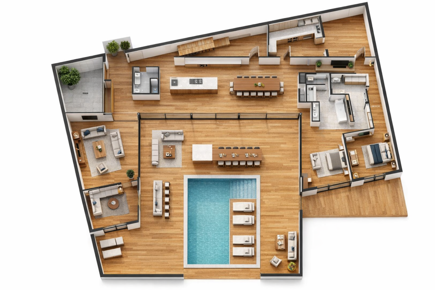 Villa Aqua – Moderne villa in La Alquería, Benahavís