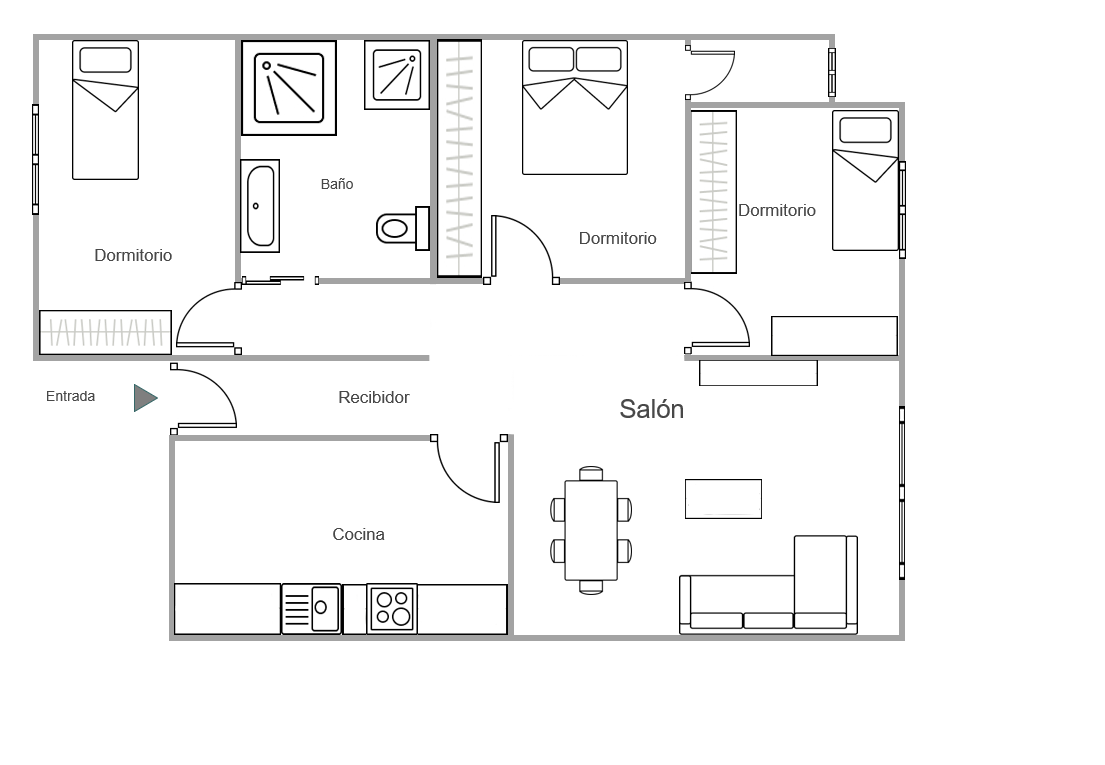 Piso en venta en Calle Héroe de Sostoa-Málaga