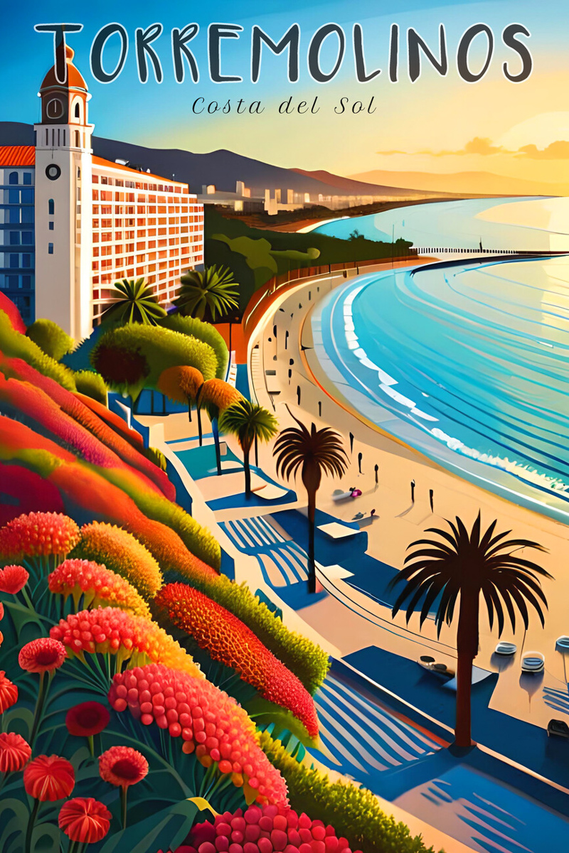 Exclusivo apartamento dúplex con terraza y garaje a solo 400 metros de la playa de La Carihuela, Torremolinos.