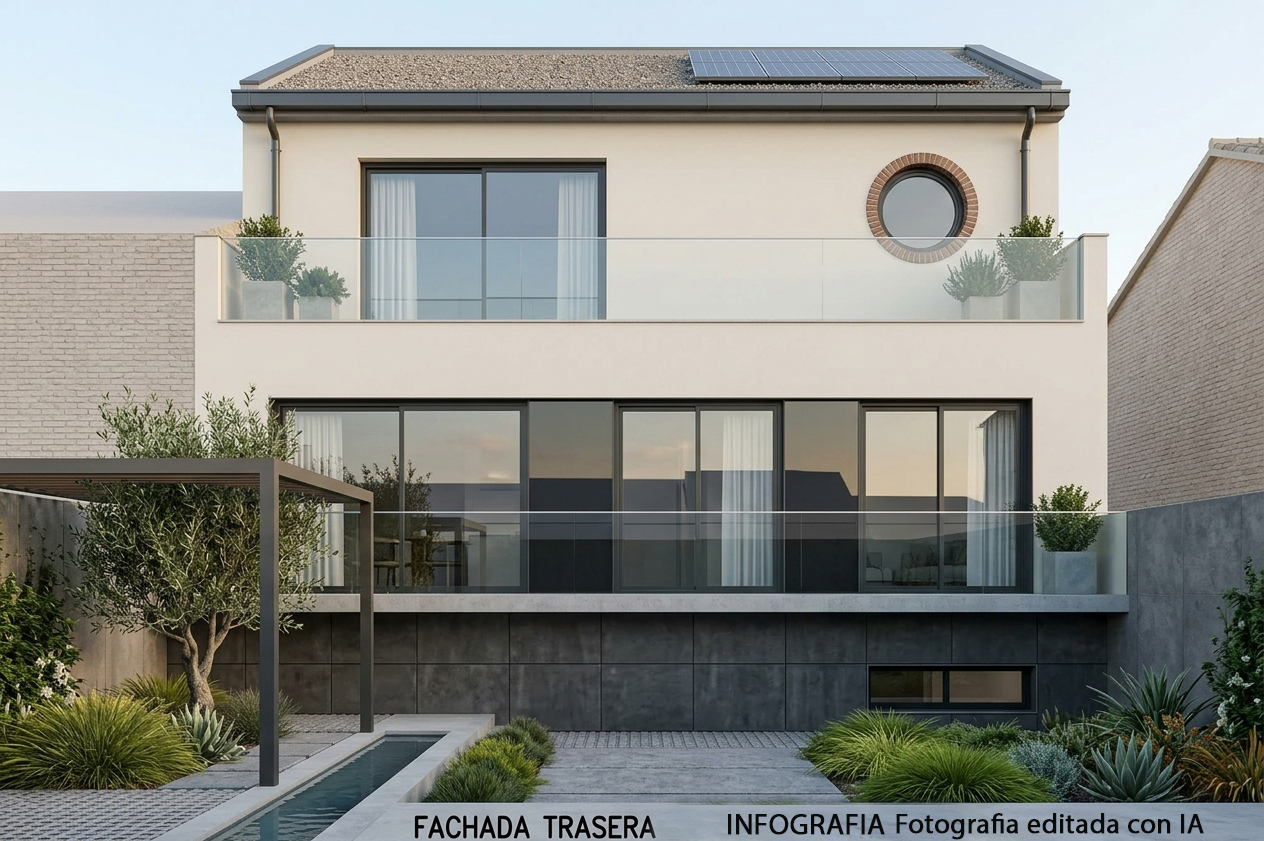Edificio de 2 apartamentos/viviendas  y garaje, situado en  CIUDAD JARDÍN (MÁLAGA).