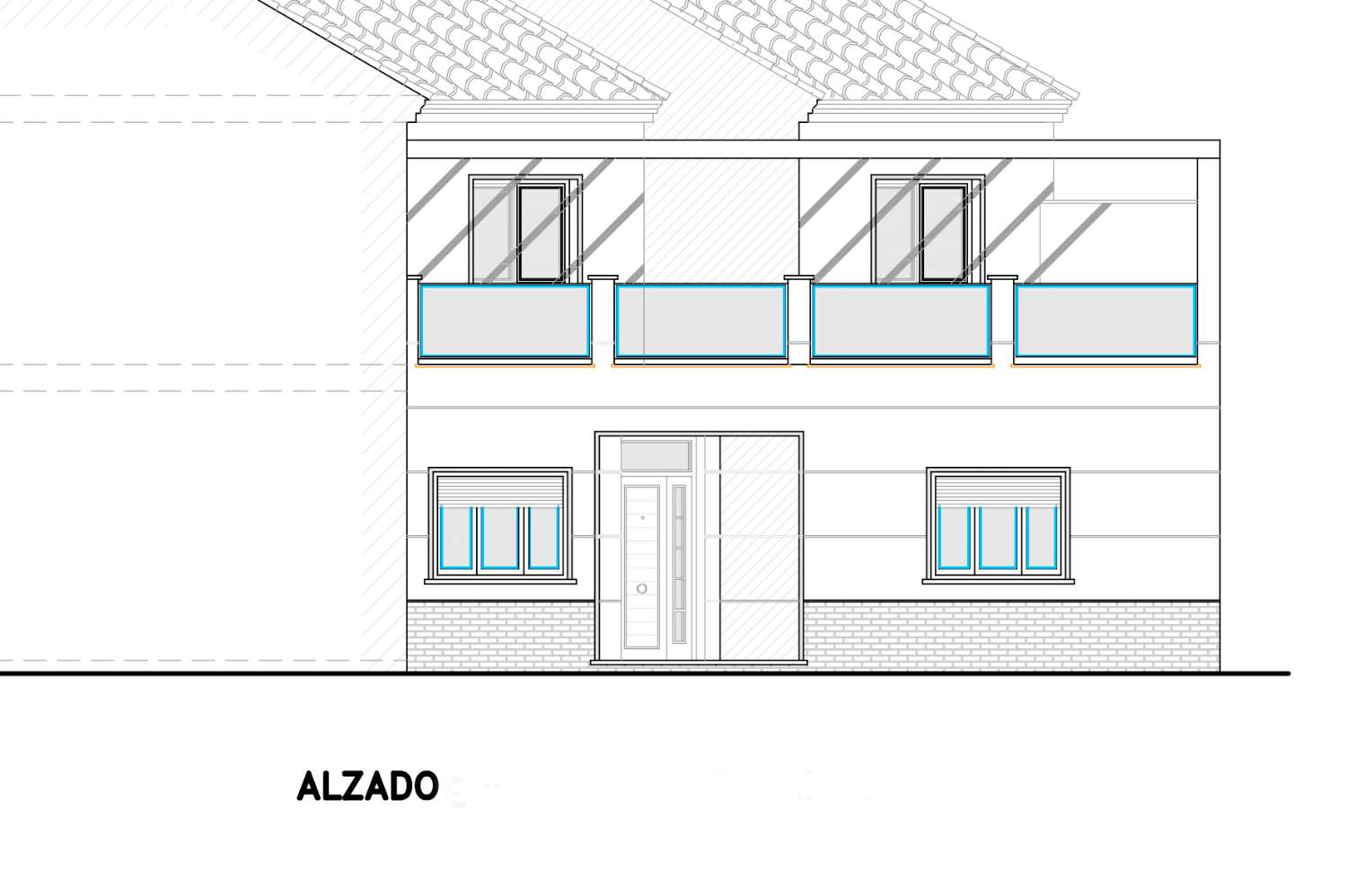 Edificio de 2 apartamentos/viviendas  y garaje, situado en  CIUDAD JARDÍN (MÁLAGA).